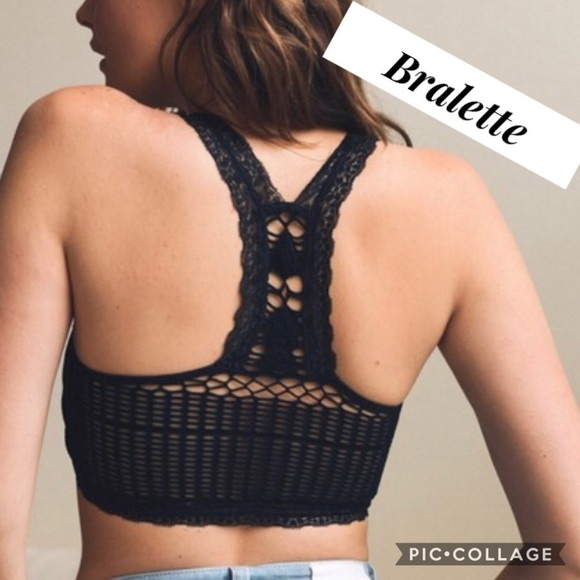 Black Lacy Bralette - Picture 1 of 3